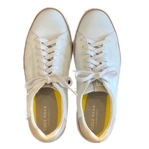 Women's Cole Haan White Leather Sneakers